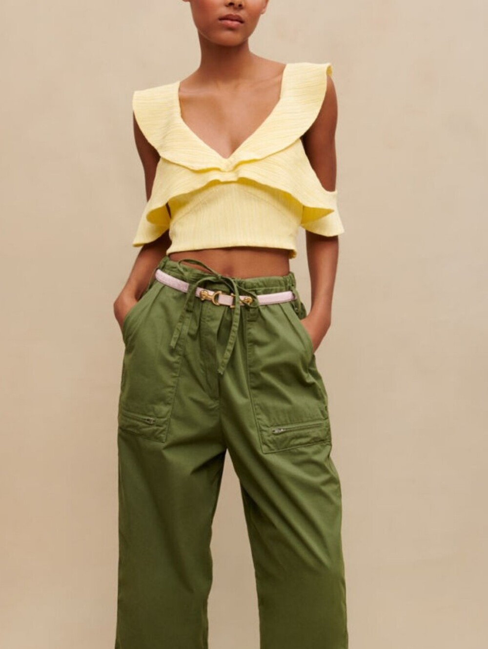 Maje Lilant Top Yellow - FR Sz 1